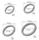 Titanium Alloy Key Rings Keychains Buckle Pendant Super Light Man Car Keychain for Male Creativity Gift Keyfobs Crafts Key Ring