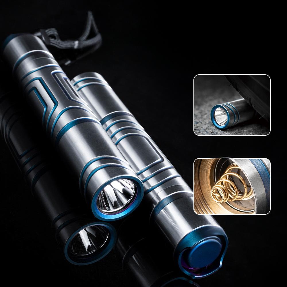 Keychain TItanium Alloy Flashlight EDC