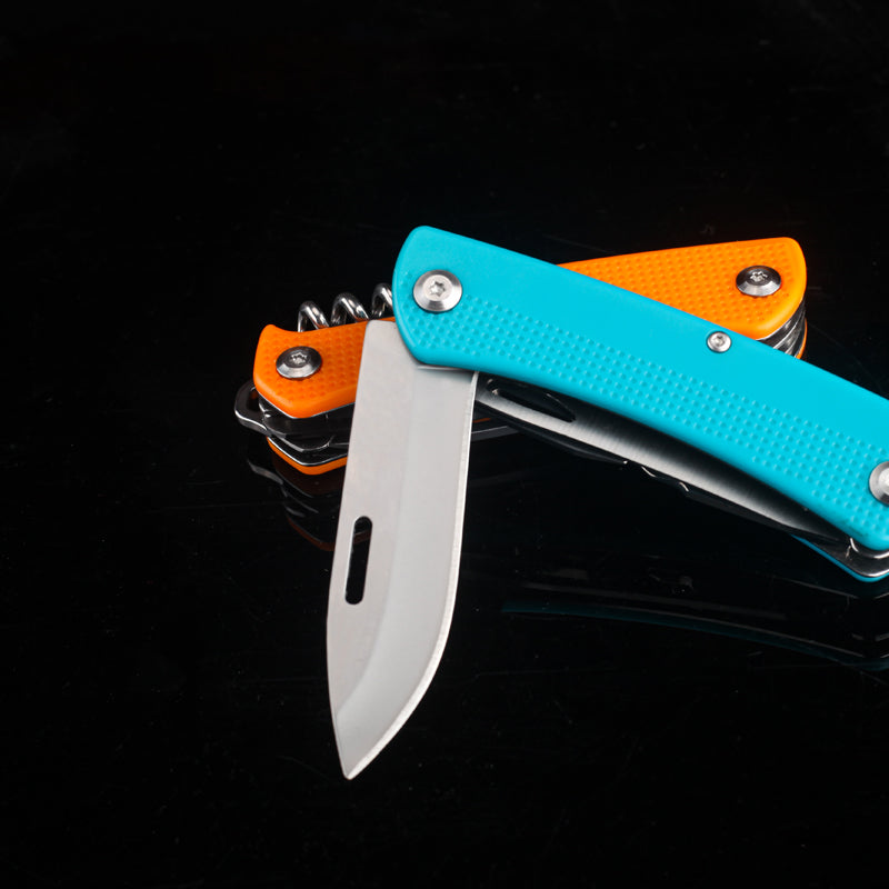 Hot Selling Portable Pocket Knives 440Stainless Steel Pocket Knives Multitool with Plastic Handle