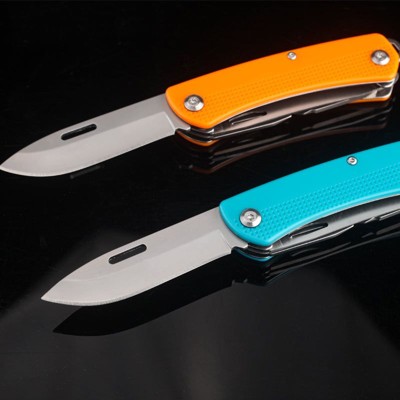 Hot Selling Portable Pocket Knives 440Stainless Steel Pocket Knives Multitool with Plastic Handle
