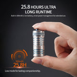 Keychain TItanium Alloy Flashlight EDC