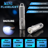 Keychain Flashlight EDC Pocket Flashlight