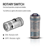 Keychain TItanium Alloy Flashlight EDC