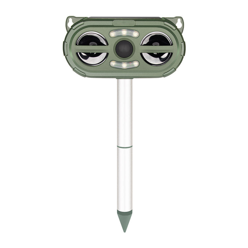2024 Upgraded Solar Animal Repellent, Cat Repellent Outdoor, Squirrel Repellent, Deer Repellent, Ultrasonic pest Repeller, Waterproof Motion Detection
