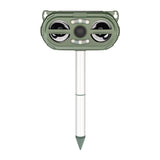 2024 Upgraded Solar Animal Repellent, Cat Repellent Outdoor, Squirrel Repellent, Deer Repellent, Ultrasonic pest Repeller, Waterproof Motion Detection