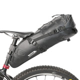 Bike Seat Bag, Bicycle Saddle Bag Under Seat 3D Shell Cycling Seat Pack for Mountain Road Bikes Black