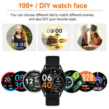 Smart Watch Fitness Tracker with Heart Rate Blood Oxygen Blood Pressure Sleep Monitor 100 Sports Modes Step Calorie Counter