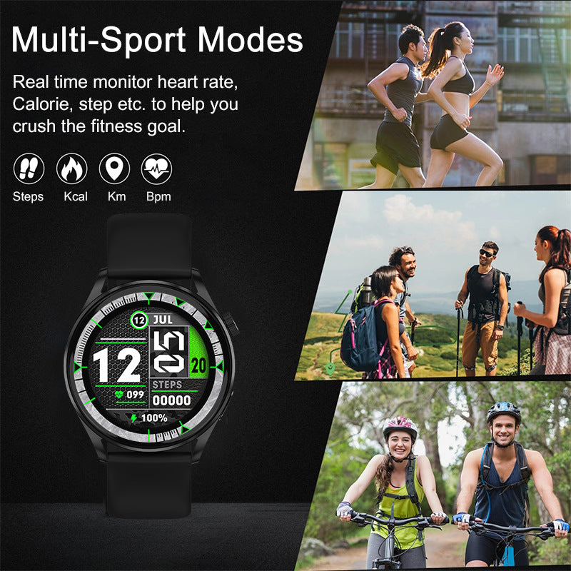 Smart Watch Fitness Tracker with Heart Rate Blood Oxygen Blood Pressure Sleep Monitor 100 Sports Modes Step Calorie Counter