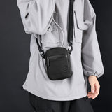 Men's Waterproof Nylon Crossbody Bag - Lightweight & Durable Everyday Travel Bag with Adjustable Strap