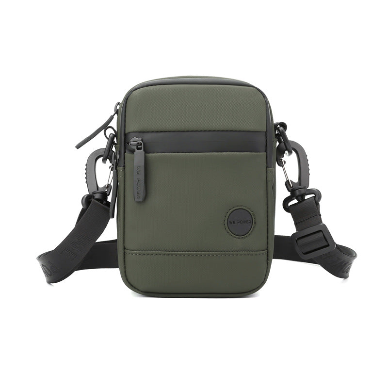 Men's Waterproof Nylon Crossbody Bag - Lightweight & Durable Everyday Travel Bag with Adjustable Strap