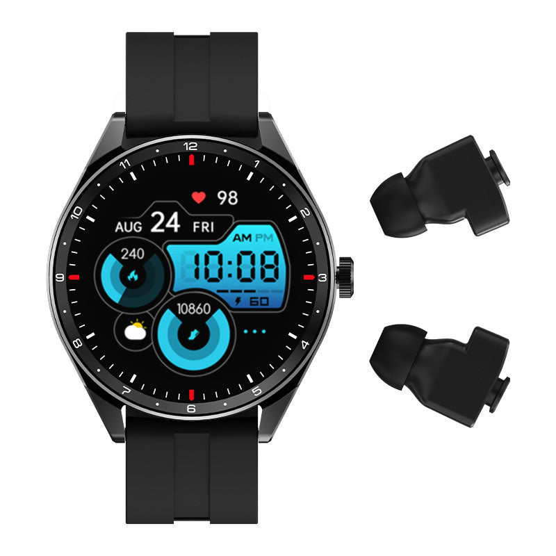 Smart Watch with Earbuds 1.39" HD Screen Smartwatch for Men Watch with Earbuds Built in for Men Women Long Standby Time Receive Calls Messages Play Music Sleep Tracker