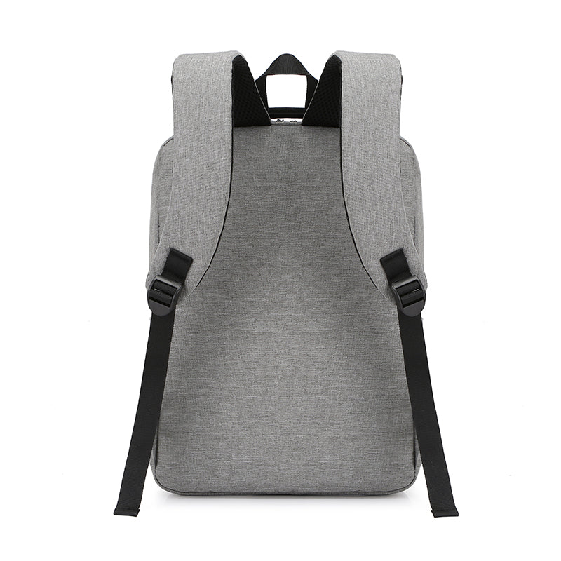 Premium Grey Fashion Backpack Spacious Durable Travel-Friendly – Free Your Hands for Daily Commute