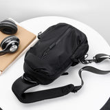 Waterproof Lightweight Crossbody Bag with Multiple Pockets for Men & Women – Durable Nylon Chest Bag for Travel, Hiking & Daily Use