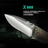 Premium Portable Outdoor Folding Knife with 12C27 Stainless Steel Blade and G10 Handle | Durable, Lightweight, and Versatile EDC Survival Tool