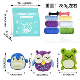 Beginners Crochet Kit with Easy Peasy Yarn - with Step-by-Step Video Tutorials