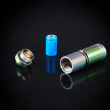 EDC Titanium Alloy Mini Flashlight With USB Charging Rechargeable Fishing Outdoor Waterproof Camping Lighting EDC Tools