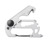 10in1 Stainless Steel EDC Card Multitool for Survival Camping & Climbing
