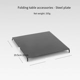 Portable 3-in-1 Design Camping Table for Grill with Mesh Desktop, Folding Table for Grill Camping Cooking BBQ