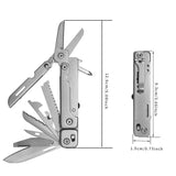 Multitool Hand Tool Screwdriver Mini Plier Portable Stainless Pocket Folding Pliers