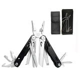 Foldable Multitools with Scissors and Screwdriver Stainless Steel Multi Tool Pliers with Replaceable Wire Cutters and Saw