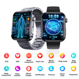 ECG smart watch with blood pressure monitor body temperature blood glucose heart rate blood oxygen