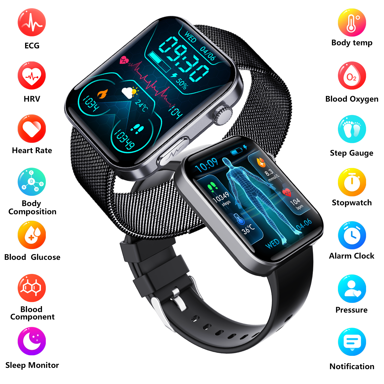 Wearable heart rate blood pressure monitor new arrivals