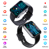 ECG smart watch with blood pressure monitor body temperature blood glucose heart rate blood oxygen