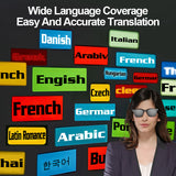 Smart Glasses with AI Translator BT Glasses Hands-Free Music & Calls Outdoor Sports Headphones Waterproof for Men & Woman