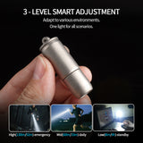 Rechargeable Keychain Flashlights 130 Lumens EDC Pocket Flashlights