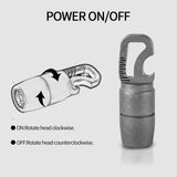 Titanium Alloy Keychain Mini Flashlight Light LED Multifunctional Bottle Opener