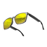 Ai Translation Smart Glasses with Bluetooth for Men Women with 140 Language Color-Change Lens Clear Headphone with Speaker Sunglasses