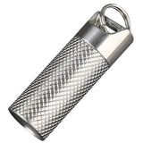 Wautton Mini Sealed Waterproof Pill Box Pure Titanium Perfume Storage Case