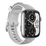 Smartwatch with a gray band on a white background