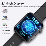 ECG smart watch with blood pressure monitor body temperature blood glucose heart rate blood oxygen