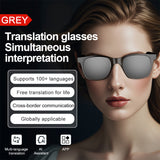 Smart Glasses with AI Translator BT Glasses Hands-Free Music & Calls Outdoor Sports Headphones Waterproof for Men & Woman