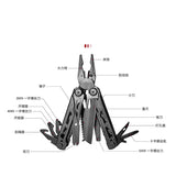 16-in-1 Pocket Size, Versatile Multi-tool for DIY, Home, Garden, Outdoors or Everyday Carry (EDC)
