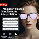 Smart Glasses with AI Translator BT Glasses Hands-Free Music & Calls Outdoor Sports Headphones Waterproof for Men & Woman