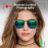 Ai Translation Smart Glasses with Bluetooth for Men Women with 140 Language Color-Change Lens Clear Headphone with Speaker Sunglasses