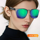 Ai Translation Smart Glasses with Bluetooth for Men Women with 140 Language Color-Change Lens Clear Headphone with Speaker Sunglasses