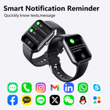 Blood Sugar Glucose Monitor Smart Watch for Diabetics