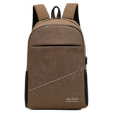 Leisure Computer Backpack Waterproof Nylon 14-inch Laptop Bag Lightweight with Multiple Pockets for Casual Daily Use
