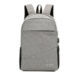 Leisure Computer Backpack Waterproof Nylon 14-inch Laptop Bag Lightweight with Multiple Pockets for Casual Daily Use