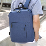 Premium Grey Fashion Backpack: Spacious, Durable, & Travel-Friendly – Free Your Hands for Daily Commute
