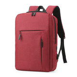 Premium Grey Fashion Backpack: Spacious, Durable, & Travel-Friendly – Free Your Hands for Daily Commute