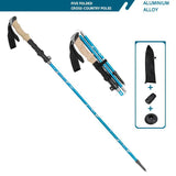 Adjustable Walking Stick Trekking Aluminum alloy Climbing Stick