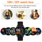 Smart Watch Fitness Tracker with Heart Rate Blood Oxygen Blood Pressure Sleep Monitor 100 Sports Modes Step Calorie Counter Activity Health Trackers IP68 Waterproof