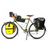 Rhinowalk Bike Pannier Bag 25L Waterproof Bicycle Bag Motor Pannier Backpack Shoulder Bag