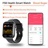 Smart Watch for Men Women Health: blood sugar monitor  blood lipids Uric acid