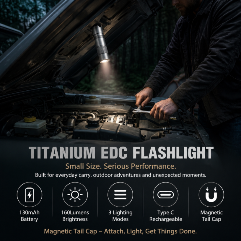 best titanium flashlight for everyday carry