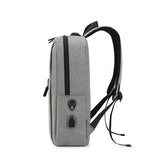 Premium Grey Fashion Backpack: Spacious, Durable, & Travel-Friendly – Free Your Hands for Daily Commute